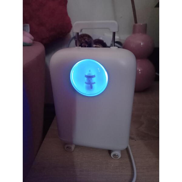 SMARTECH Umidificator de aer cu ultrasunete, difuzor aromaterapie 210ML, cu iluminat LED, pentru casa si birou STH-23