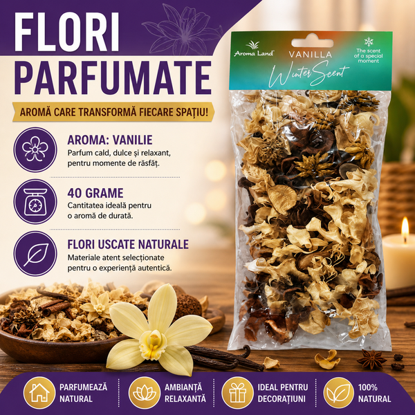AROMALAND Potpourri Vanilie Winter Scent, Aroma Land, 40g