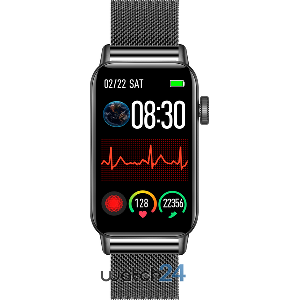 SmartWatch cu Notificari, Puls, Oxigen din sange, Tensiune arteriala, Vreme, Notificari, Cronometru, Control audio TKY-118
