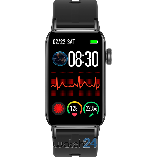 SmartWatch SMARTECH cu Notificari, Puls, Oxigen din sange, Tensiune arteriala, Vreme, Notificari, Cronometru, Control audio TKY-120