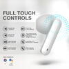 Casti Bluetooth 5.0 HiFuture ColorBuds TWS Earbuds, Microfon, raspundere si respingere apel, Accesare vocala Siri sau Google Assistance, HD Voice, Control media, Touch pe casca, Alb