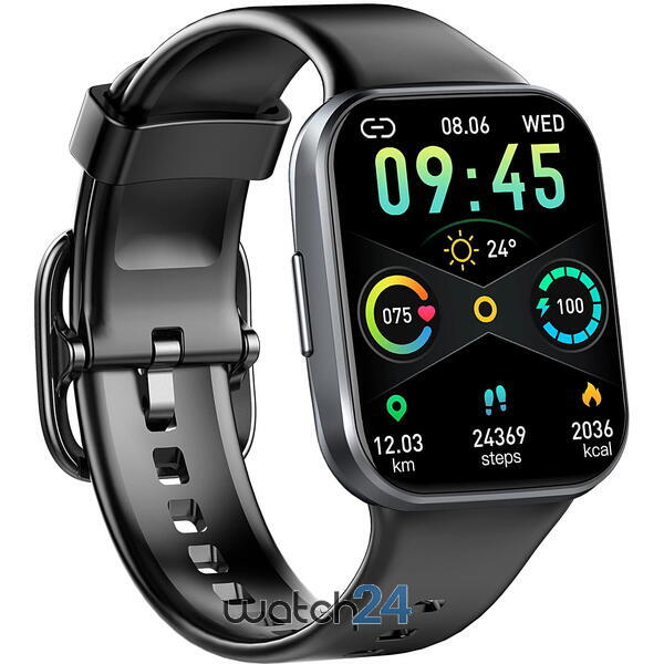 SmartWatch cu Ritm Cardiac, Tensiune Arteriala, Oxigen din sange, Monitorizare somn, Vreme, Calorii si Moduri sport TKY-178
