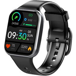 SmartWatch cu Ritm Cardiac, Tensiune Arteriala, Oxigen din sange, Temperatura corporala, Monitorizare somn, Vreme, Calorii si Moduri sport TKY-178