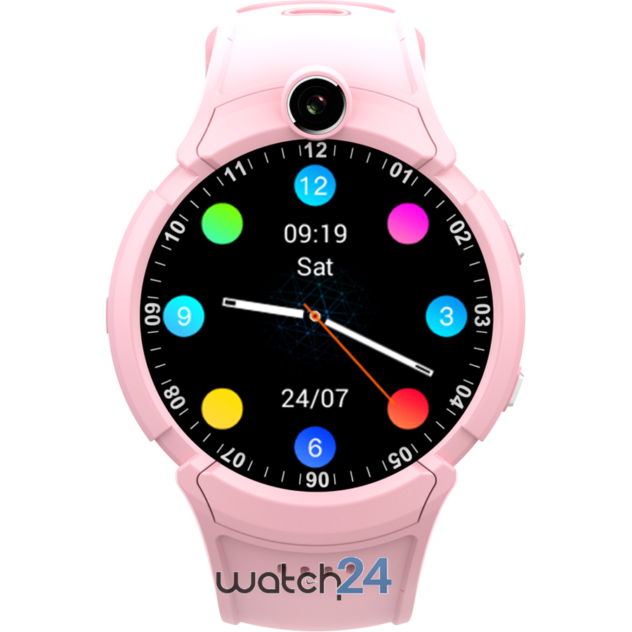 Smartwatch Pentru Copii Wonlex Cu Functie Telefon (sim), 4g - Compatibil Digi, Gps, Sos, Apel Video, Calculator, Alarma, Functie Spion, Ct05, Negru