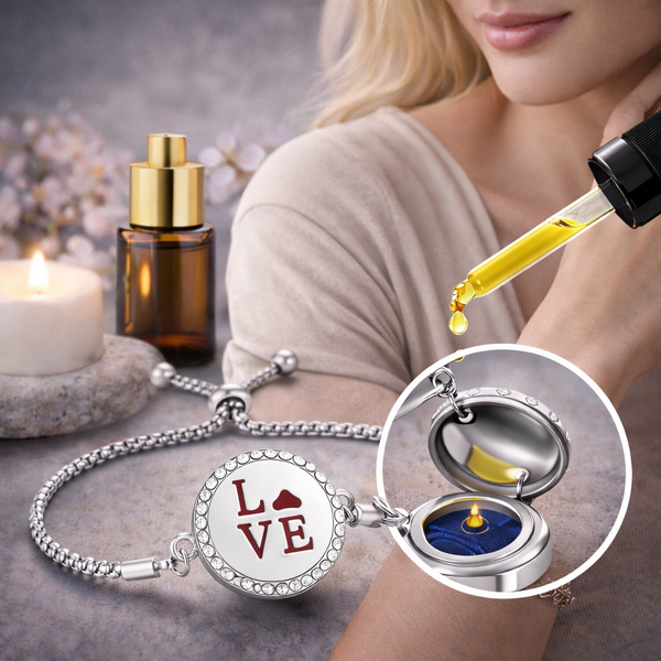 Bratara aromaterapie, tip difuzor pentru uleiuri esentiale V18