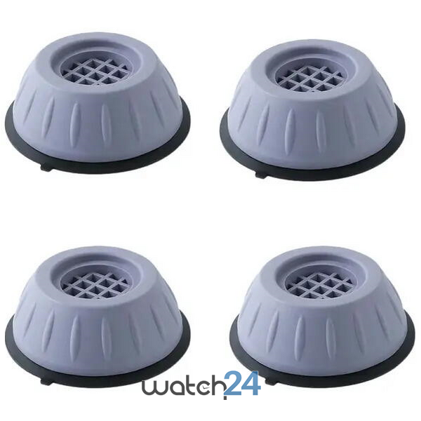 SMARTECH Set 4 picioruse, anti-zgomot si antiderapante, suporti amortizare vibratii masina de spalat, amortizoare uscator de rufe, frigider