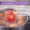 Cronometru pentru oua, EGGTIMER, cu indicator al duritatii de gatire, indicator fierbere ou, rezistent la temperatura