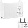 Raft Suport Router Wireless 245x140x60 mm, pentru mascare fire si echipament WI-FI, posibilitate montare pe perete