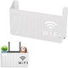 Raft Suport Router Wireless 245x140x60 mm, pentru mascare fire si echipament WI-FI, posibilitate montare pe perete