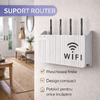 Raft Suport Router Wireless 245x140x60 mm, pentru mascare fire si echipament WI-FI, posibilitate montare pe perete