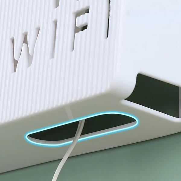 Raft Suport Router Wireless 245x140x60 mm, pentru mascare fire si echipament WI-FI, posibilitate montare pe perete