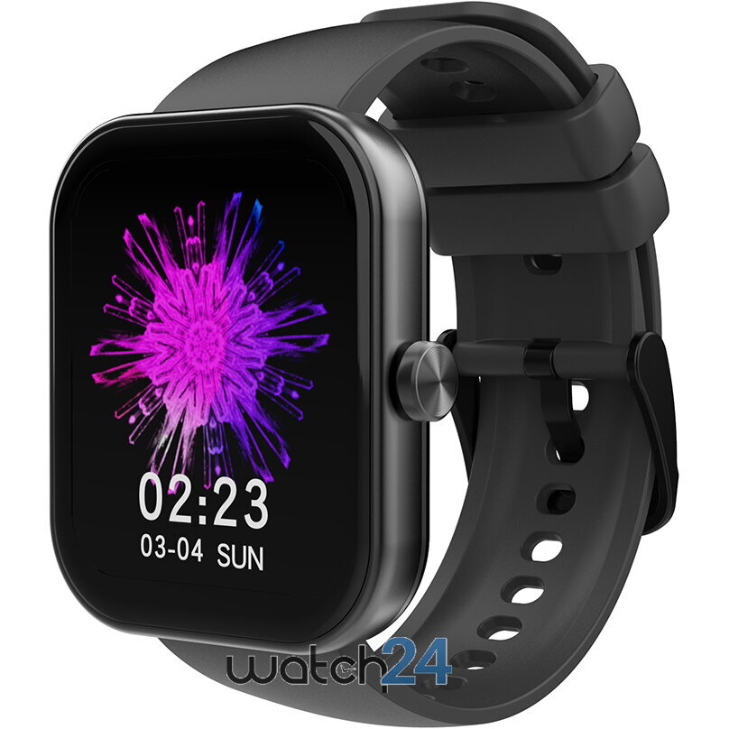 Smartwatch Futurefitultra2 Cu Apel Bluetooth, Numar Sos, Microfon, Difuzor, Puls, Oxigen Din Sange, Calorii, Moduri Sport, Vreme, Negru