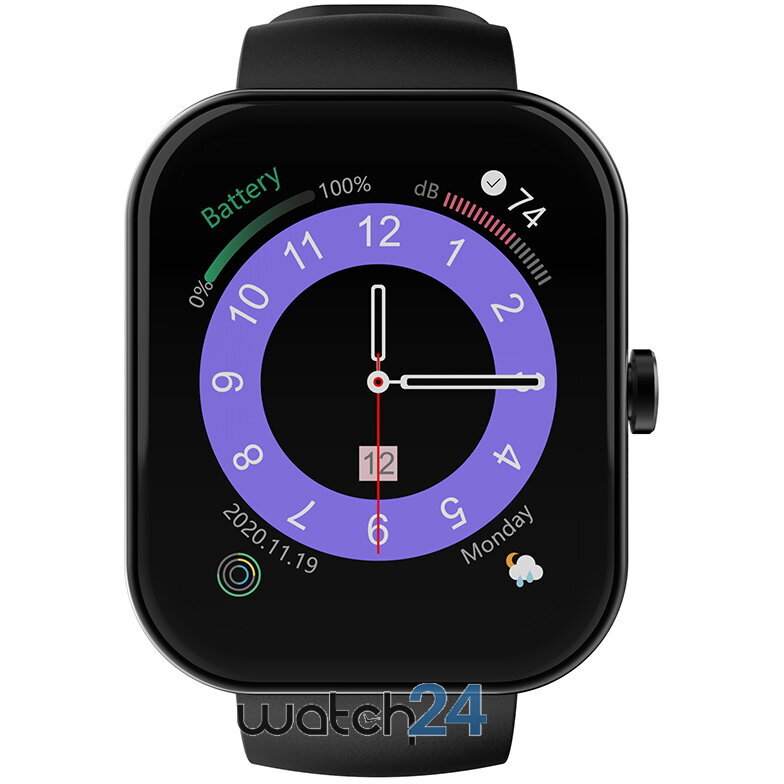 Smartwatch Futurefitultra2 Cu Apel Bluetooth, Numar Sos, Microfon, Difuzor, Puls, Oxigen Din Sange, Calorii, Moduri Sport, Vreme, Negru