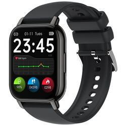 SmartWatch SMARTECH cu Apel Bluetooth, Puls, Oxigen din sange, Tensiune arteriala, Monitorizare somn, Vreme, Alarma, Cronometru S578