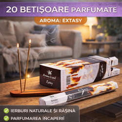 AROMALAND Betisoare parfumate Extasy, Aroma Land, 20 buc