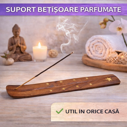 Suport de lemn pentru betisoare parumate