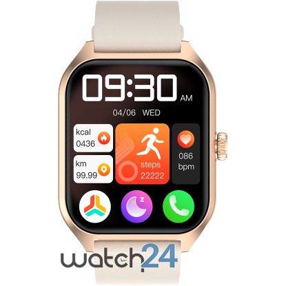 SmartWatch cu display 1.96 inch, baterie 300mAh, Apel Bluetooth, Bataile inimii, Nivel oxigen, Tensiune arteriala, Moduri sport, Calorii, Vreme, Monitorizare somn S615