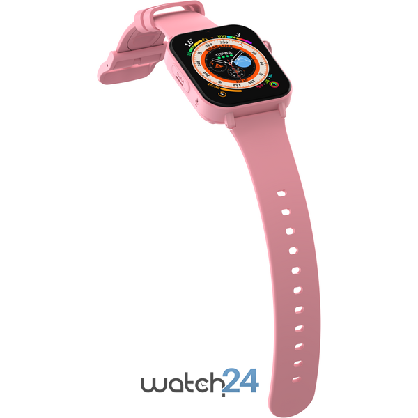 SmartWatch pentru copii Wonlex cu Functie Telefon (SIM), 4G - Compatibil DIGI, GPS, SOS, Apel Video, Functie Spion, Calculator, CT20 Mini Roz
