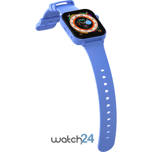 SmartWatch pentru copii Wonlex cu Functie Telefon (SIM), 4G - Compatibil DIGI, GPS, SOS, Apel Video, Functie Spion, Calculator, CT20 Mini Albastru