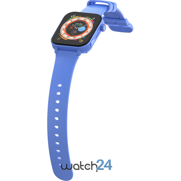 SmartWatch pentru copii Wonlex cu Functie Telefon (SIM), 4G - Compatibil DIGI, GPS, SOS, Apel Video, Functie Spion, Calculator, CT20 Mini Albastru