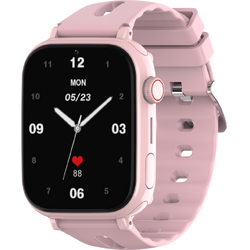 SmartWatch pentru copii Wonlex cu Functie Telefon (SIM), 4G - Compatibil DIGI, GPS, SOS, Apel Video, Functie Spion, Calculator, CT20 Roz