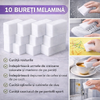 Bureti magici melamina - Set 10 bucati, 2x6x10cm, Alb