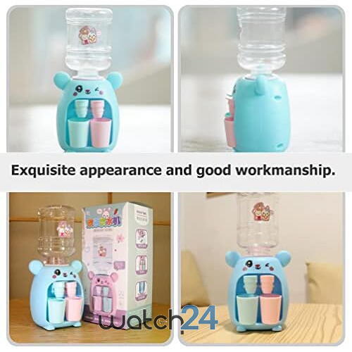 SMARTECH Jucarie Mini dozator de apa pentru copii, cu 2 paharele, 3+ Ani, Bleu