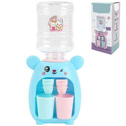 Jucarie Mini dozator de apa pentru copii, cu 2 paharele, 3+ Ani, Bleu
