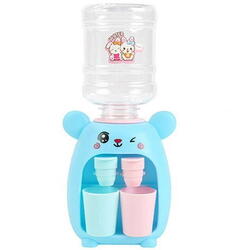 Jucarie Mini dozator de apa pentru copii, cu 2 paharele, 3+ Ani, Bleu