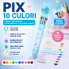Pix cu 10 butoane pentru schimbarea culorilor, Bleu