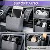 Suport auto universal, montare grila ventilatie, Gri