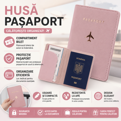 Husa pentru pasaport, Roz