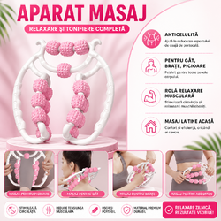 Aparat de masaj pentru picioare, maini, gat, anticelulita, rola de relaxare musculara