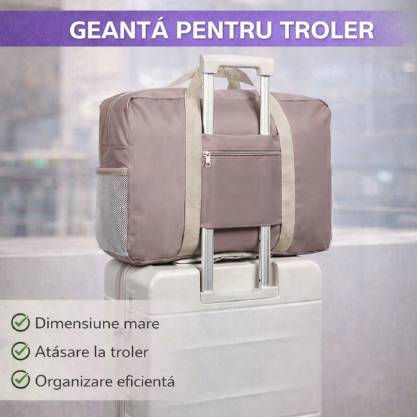 Geanta voiaj pentru troler, impermeabila