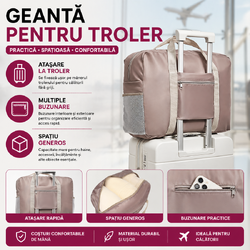 Geanta voiaj pentru troler, impermeabila