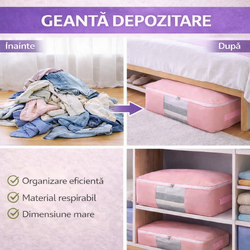 Geanta pentru depozitarea hainelor 70x50x26 cm