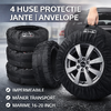 16-20 Inch Set 4 huse pentru anvelope/cauciucuri, cu maner, impermeabil, pentru dimensiunea 16-20