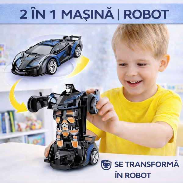 Masinuta AutoRobot care se transforma in robot, 3+ Ani