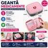 Geanta mini pentru depozitare medicamente, cu fermoar