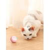 Jucarie pentru pisica, Bila pentru pisici care se roteste, cu incarcare USB, Pet Gravity, Smart Rotating Ball, Roz
