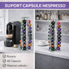 Suport 40 capsule Nespresso, Argintiu