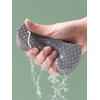 Burete Scrubber pentru corp, scrub exfoliant pentru baie, burete pentru dus, Gri