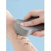 Burete Scrubber pentru corp, scrub exfoliant pentru baie, burete pentru dus, Gri