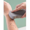 Burete Scrubber pentru corp, scrub exfoliant pentru baie, burete pentru dus, Gri