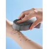 Burete Scrubber pentru corp, scrub exfoliant pentru baie, burete pentru dus, Gri