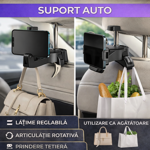 Suport pentru telefon, prindere usoara, ajustabil