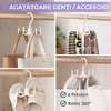 Agatatoare geanta si accesorii, tip carlig, cu 4 prinderi