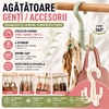 Agatatoare geanta si accesorii, tip carlig, cu 4 prinderi