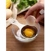 Separator pentru oua, Aparat de separat Albusul de Galbenus usor si eficient, Argintiu