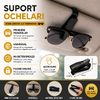 Suport pentru ochelari, prindere la parasolar